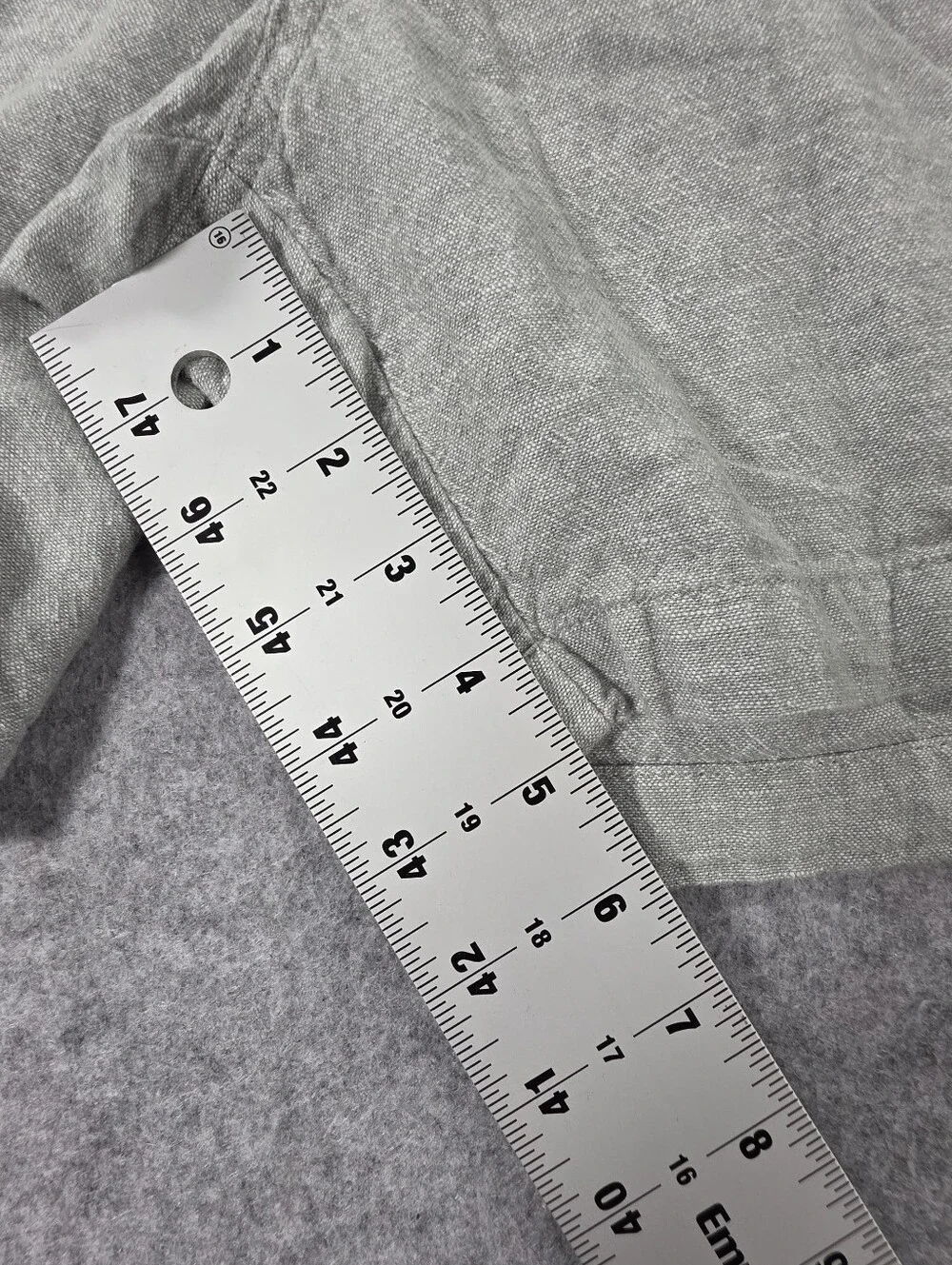 J. Crew Men's Drawstring Linen-Blend Shorts - Gray Sz XL 5